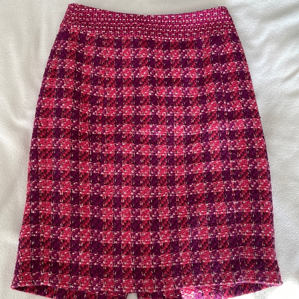 Size 0 Tory Burch plaid winter skirt